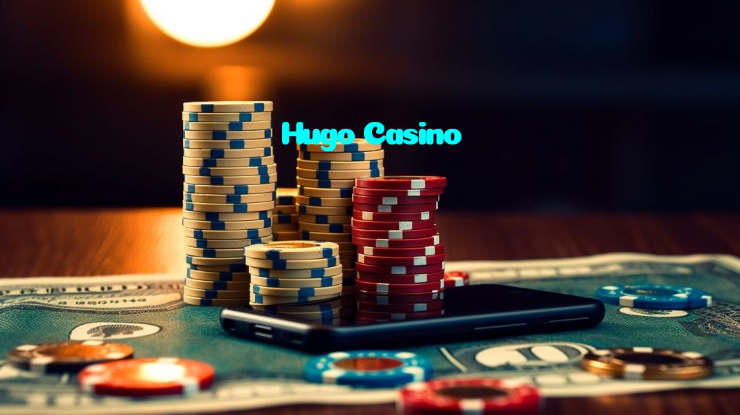 Hugo Casino casino presented on mobile device in Pakistan with slots and live games